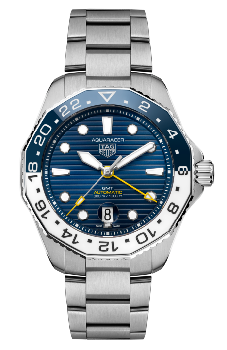 型番：WBP2010.BA0632<br />
ケース径：43ｍｍ<br />
防水機能：300ｍ<br />
ムーブメント：自動巻き<br />
<br />
<br />
価格：506,000円（税込）<br />
<br />
<br />
スタッフの一言：<br />
<br />
ブルーとホワイトのカラーリングに色分けされた、爽やかでカジュアルな雰囲気のあるＧＭＴ機能付きのアクアレーサーです。<br />
<br />
お問い合わせやご予約などは、こちらから↓<br />
https://kobayashi-tokeiten.com/inquiryform/<br />
「グレッシブを見た」と型番などのご記載もお願いします<br />
