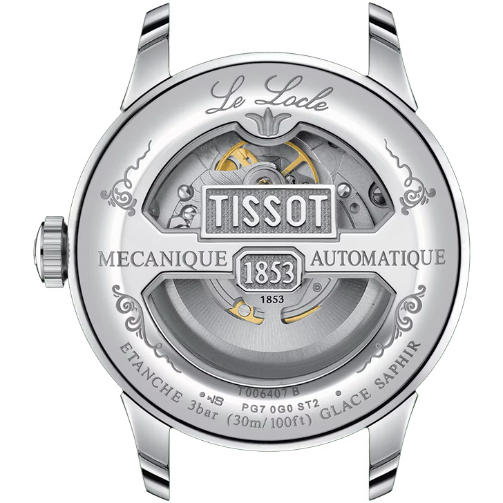 TISSOT LE LOCLE POWERMATIC 80 OPEN HEART T006.407.11.033.02