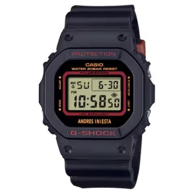 カシオ、G-SHOCK、DW-5600シリーズ、 アンドレス・イニエスタ シグネチャーモデル