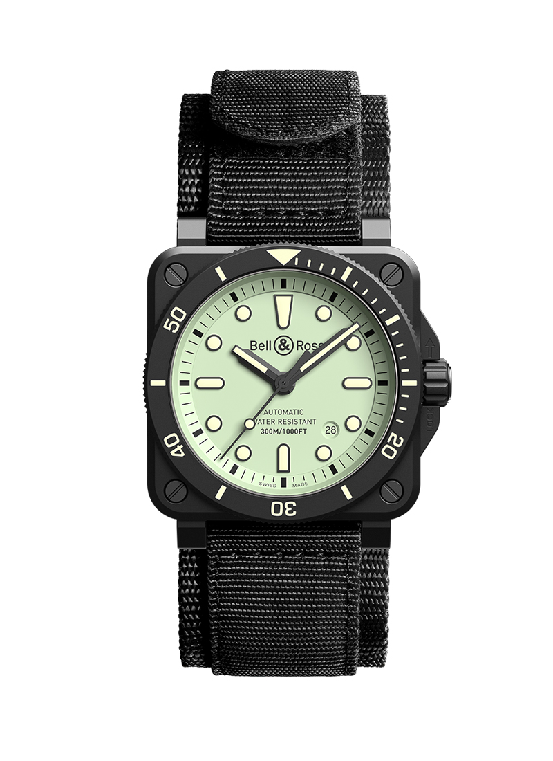 Bell&Ross ベル＆ロス　BR 03-92 DIVER FULL LUM　BR0392-D-C5-CE/SRB