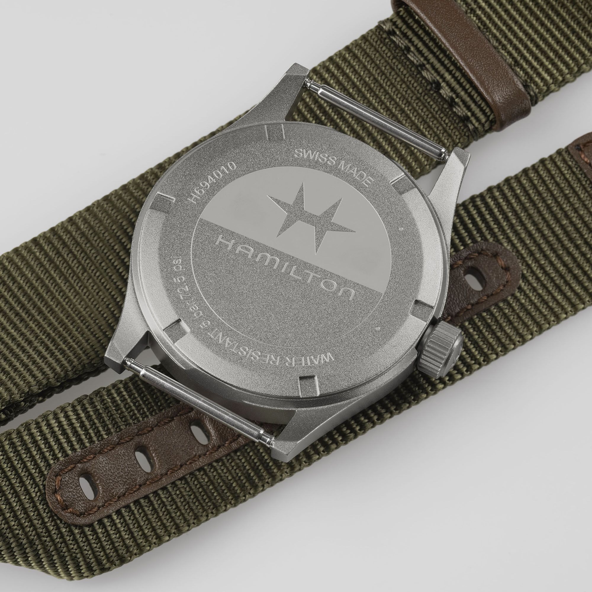 カーキ フィールド  クォーツ  38mm グリーン H69401960