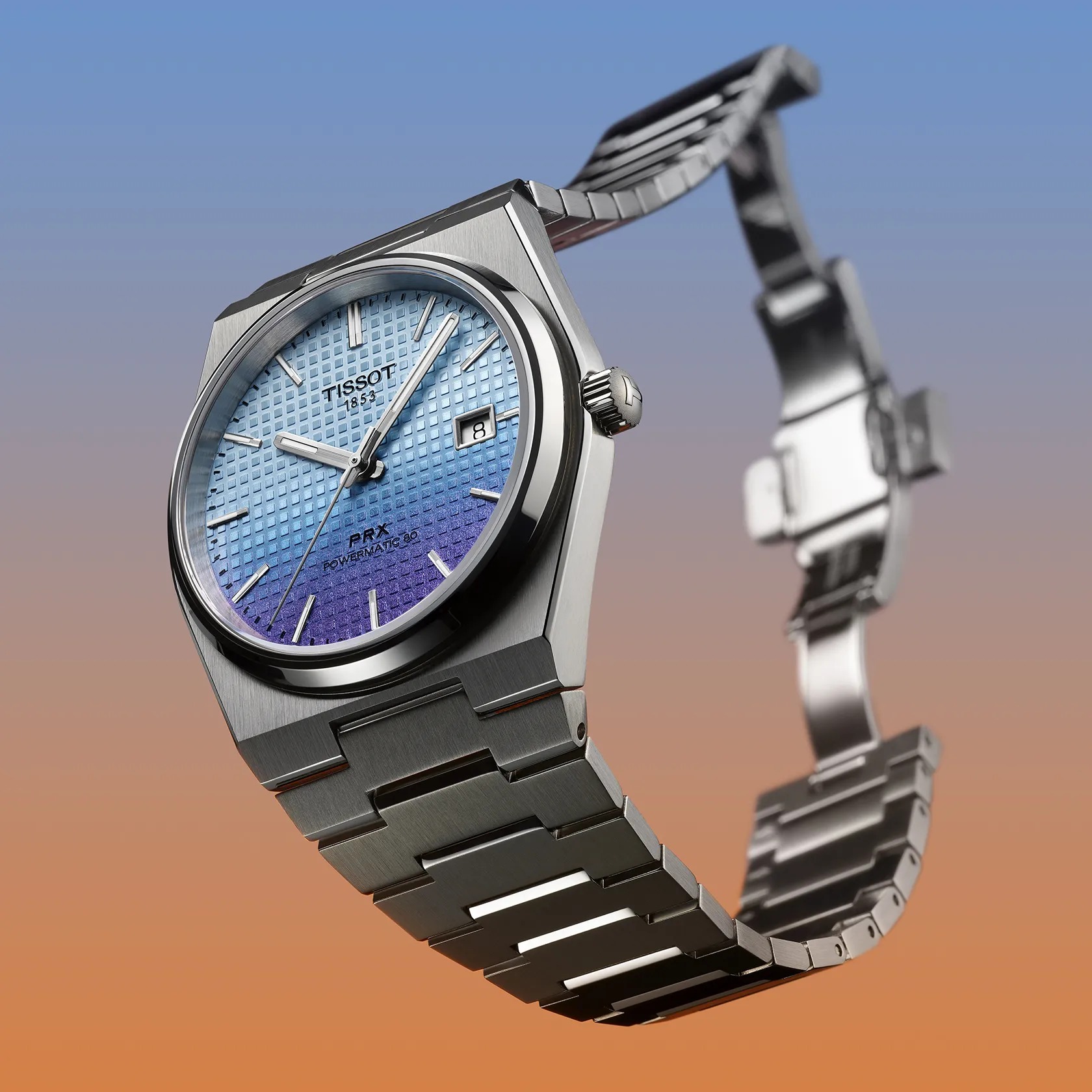 ピーアールエックス パワーマティック80 アイスブルーカメレオン 40MM  T137.407.11.351.01