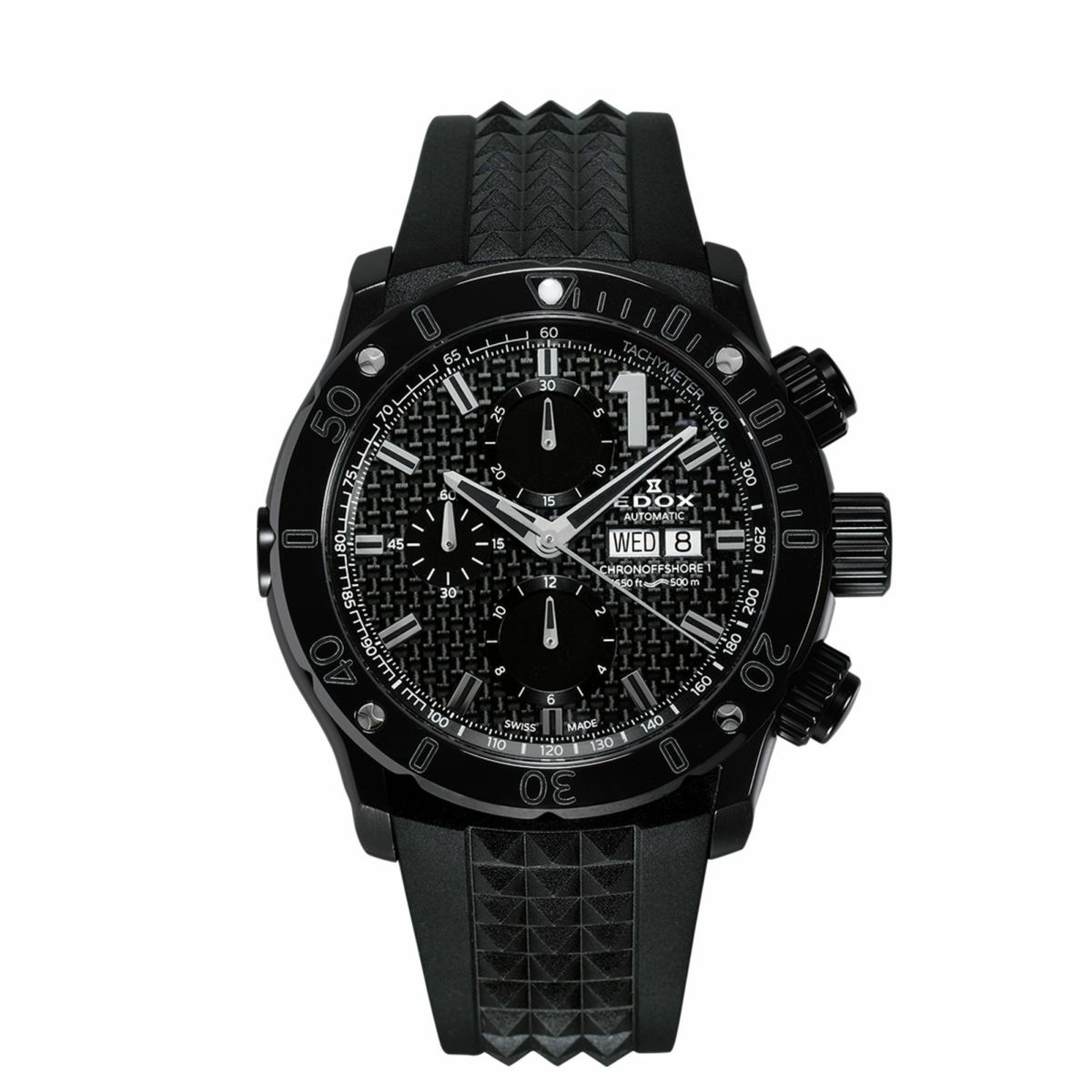 CHRONOFFSHORE-1 CHRONOGRAPH　クロノグラフ　高級時計　腕時計　メンズ腕時計 EDOX　エドックス 　WING　時計　高級時計　北陸　石川 機械式腕時計　セラミック　　ダイバーズウォッチ 01122-37N1-NIN1-S 