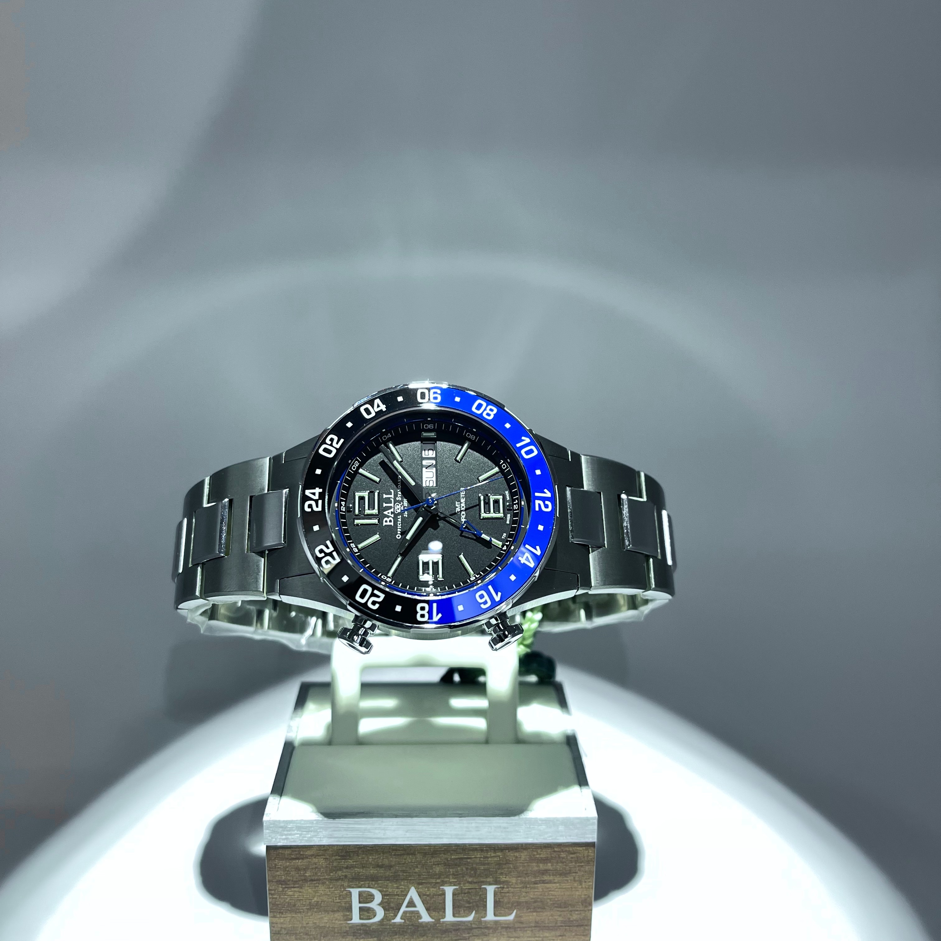 BALL ボールウォッチ　高級時計　GMT 実用時計　おすすめ　限定品　ロードマスター　マリンGMT　ROADMASTER MARINE GMT Ref: DG3030B-S1CJ-BK　北陸　金沢　片町　香林坊　石川県　石川　正規店　正規取扱店