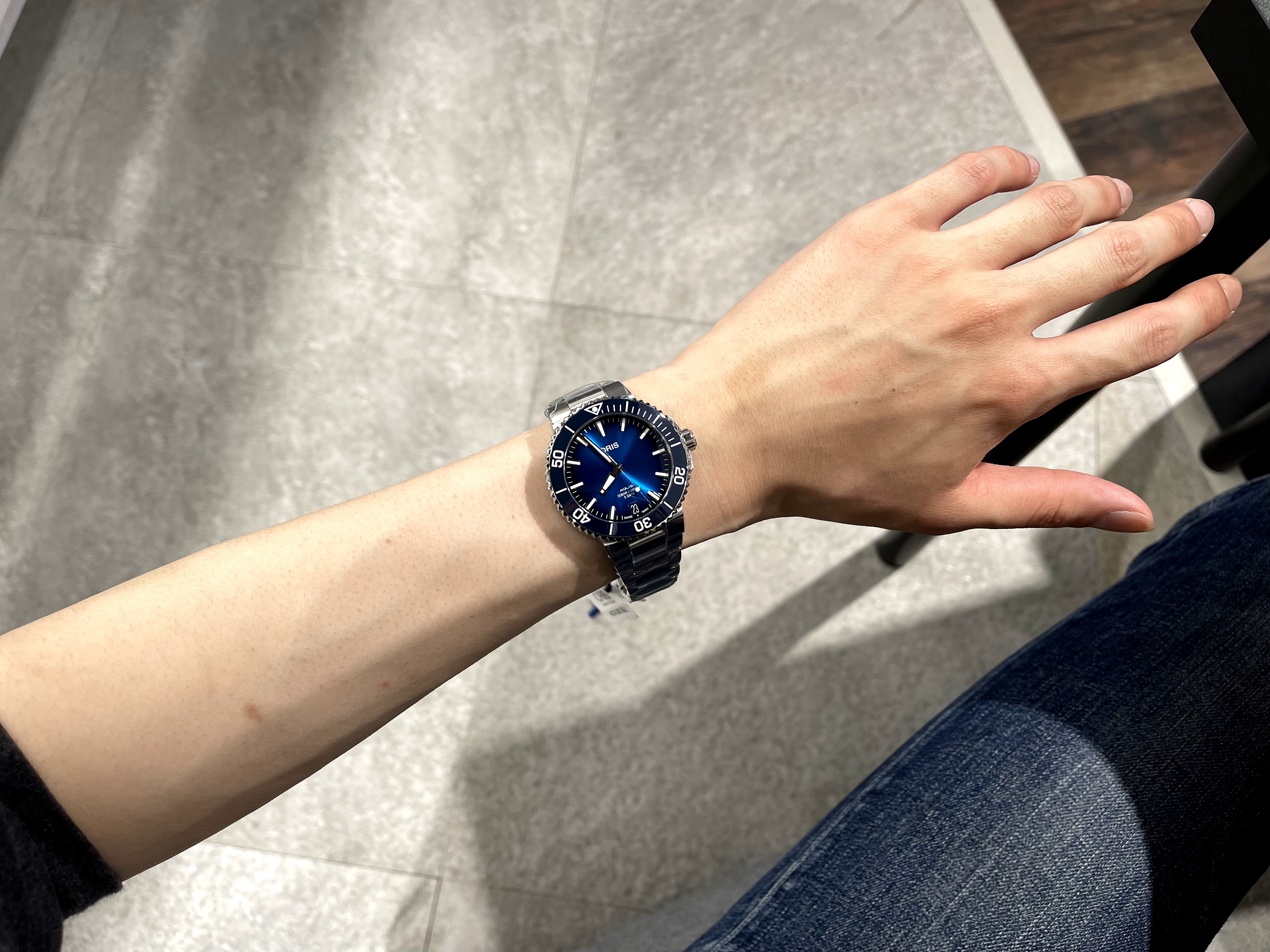  ORIS オリス　新作　スイス　高級時計　おすすめ　驚き　10年保証　NEW ライフスタイル　コストパーフィーマンス　かっこいい　ダイビング　ダイバーズウォッチ　実用時計　機械式時計　機械式腕時計　石川県　石川　金沢　片町　香林坊　正規店　正規取扱店　01 400 7769 4135-07 8 24 09PEB