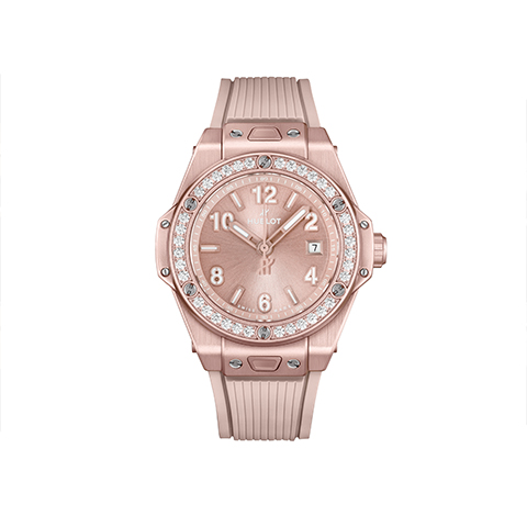 485.UP.7320.RX.1204.JPN　BIG BANG ONE CLICK ALUMINIUM PINK DIAMOND　ビッグ・バン ワンクリック アルミニウム ピンク ダイヤモンド     日本限定　ウブロ　HUBLOT 婦人　婦人時計　レディース　レディースウォッチ　高級時計　Ladies時計　レディースモデル　横浜髙島屋　高島屋横浜　横浜高島屋　高島屋横浜　yokohamatakashimaya takashimayayokohama yokohama ヨコタカ　横浜駅　横浜　横浜西口　ヨコハマタカシマヤ　タカシマヤ　時計売場　時計　正規品　正規販売店　神奈川県