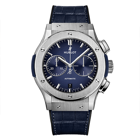 日本限定 521.NX.6670.LR.JPN18 CLASSIC FUSION CHRONOGRAPH TITANIUM DEEP BLUE ウブクラシック・フュージョン クロノグラフ チタニウム ディープブルー             日本限定 ロ　HUBLOT  紳士　紳士時計　メンズ　メンズウォッチ　高級腕時計　 MEN’S 時計　メンズモデル　横浜髙島屋　高島屋横浜　横浜高島屋　高島屋横浜　yokohamatakashimaya takashimayayokohama yokohama ヨコタカ　横浜駅　横浜　横浜西口　ヨコハマタカシマヤ　タカシマヤ　時計売場　時計　正規品　正規販売店　神奈川県