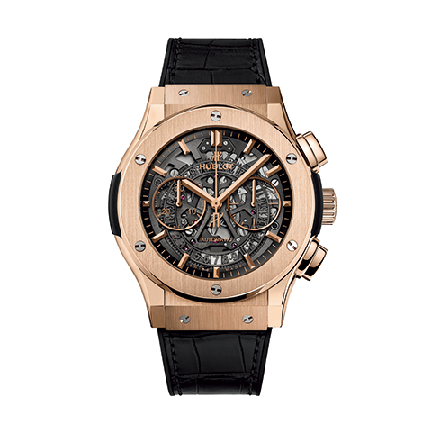 ウブロ　HUBLOT 525.OX.0180.LR   紳士　AEROFUSION CHRONOGRAPH KING GOLD   紳士時計　アエロ・フュージョン クロノグラフ キングゴールド  メンズ　メンズウォッチ　高級腕時計　 MEN’S 時計　メンズモデル　横浜髙島屋　高島屋横浜　横浜高島屋　高島屋横浜　yokohamatakashimaya takashimayayokohama yokohama ヨコタカ　横浜駅　横浜　横浜西口　ヨコハマタカシマヤ　タカシマヤ　時計売場　時計　正規品　正規販売店　神奈川県