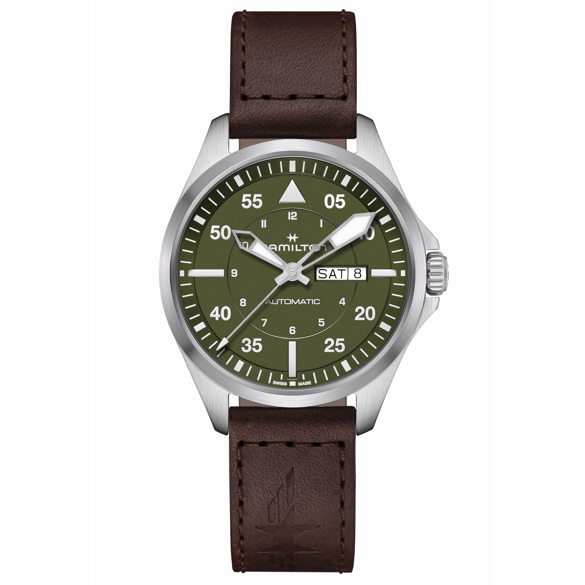 ハミルトン　HAMILTON  紳士　H64635560  KHAKI AVIATION PILOT DAY DATE AUTO   カーキ アビエーション パイロット デイデイト オート  紳士時計　メンズ　メンズウォッチ　カジュアル　 MEN’S 時計　メンズモデル　横浜髙島屋　高島屋横浜　横浜高島屋　高島屋横浜　yokohamatakashimaya takashimayayokohama yokohama ヨコタカ　横浜駅　横浜　横浜西口　ヨコハマタカシマヤ　タカシマヤ　時計売場　時計　正規品　正規販売店　神奈川県