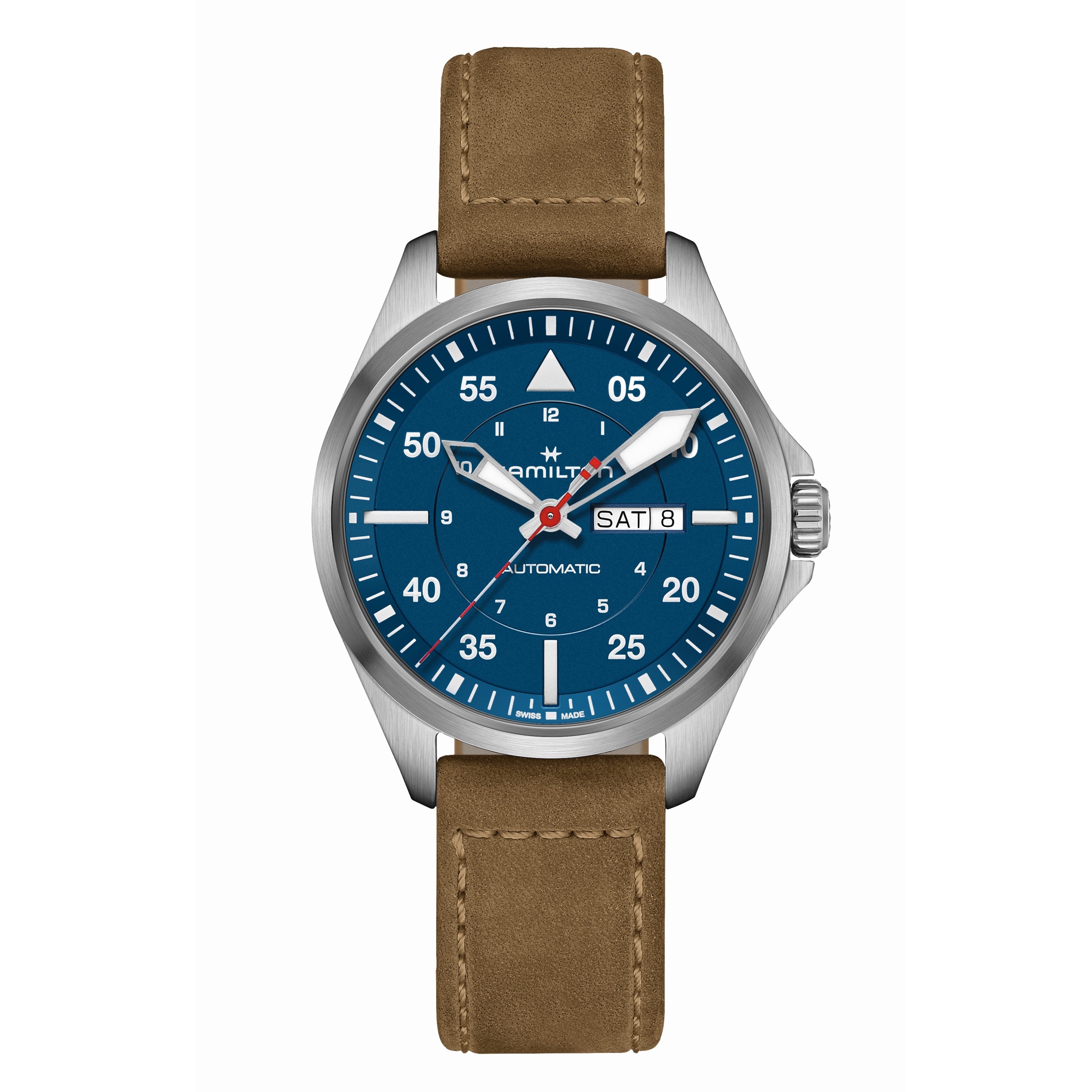 ハミルトン　H64655941 KHAKI AVIATION PILOT DAY DATE AUTO - AIR-GLACIERS EDITION カーキ アビエーション パイロット デイデイト オート エアー グラシエ エディション HAMILTON 紳士　紳士時計　メンズ　メンズウォッチ　カジュアル　 MEN’S 時計　メンズモデル　横浜髙島屋　高島屋横浜　横浜高島屋　高島屋横浜　yokohamatakashimaya takashimayayokohama yokohama ヨコタカ　横浜駅　横浜　横浜西口　ヨコハマタカシマヤ　タカシマヤ　時計売場　時計　正規品　正規販売店　神奈川県