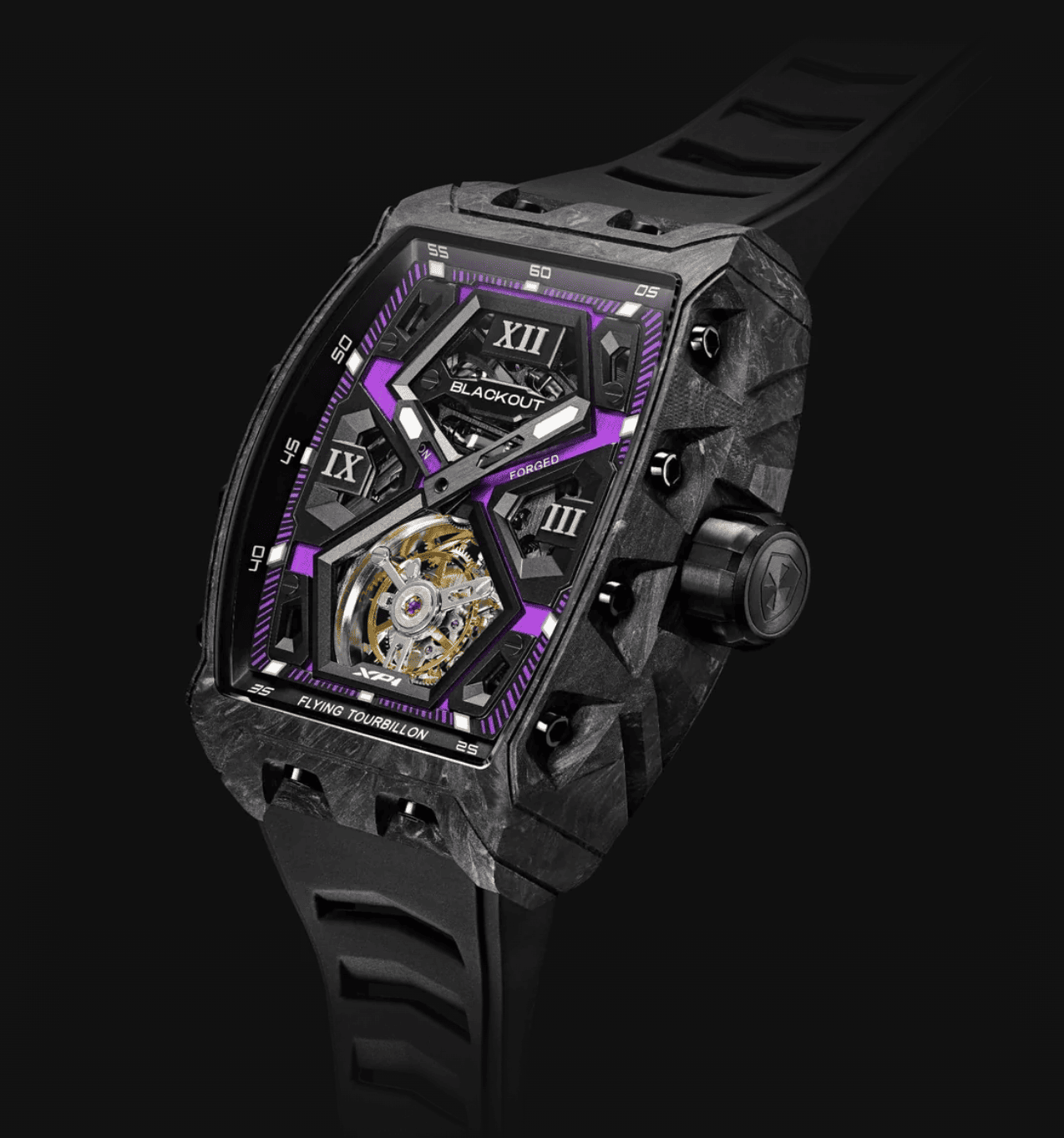 XP1 Tourbillon LT Black / BOXP1TBLTCUV「スイスのクラフトと現代デザインが融合｜BLACKOUT WATCHESが日本に初上陸し、おしゃれな若者の新定番に」