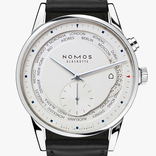 NOMOS Glashütte
 Zurich World Timer | ノモス グラスヒュッテ チューリッヒ ワールドタイマー