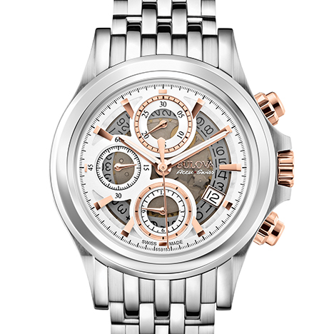 BULOVA Accu･Swiss
 KIRKWOOD SKELETON CHRONO | ブローバ アキュ・スイス カークウッド スケルトン クロノ