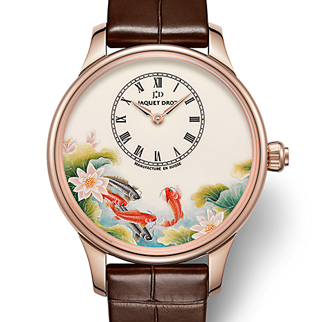 JAQUET DROZ
 Petite Heure Minute Carps | ジャケ・ドロー プティ・ウール ミニット カープ