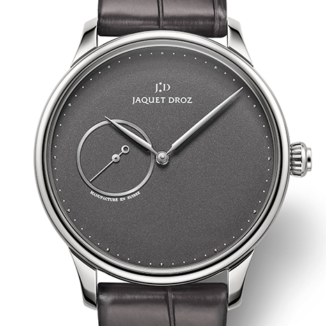 JAQUET DROZ
 Grande Heure Minute Ardoise | ジャケ・ドロー グラン・ウール ミニット スレートグレー