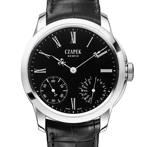 CZAPEK
 Quai des Bergues Black Enamel S | チャペック ケ・デ・ベルク ブラック・エナメル S