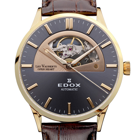 EDOX
 Les Vauberts OPEN HEART AUTOMATIC | エドックス レ・ヴォベール オープン ハート オートマチック