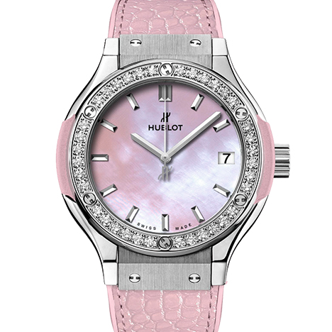 HUBLOT
 CLASSIC FUSION PEARL PINK DIAMONDS | ウブロ クラシック・フュージョン パールピンク ダイヤモンド