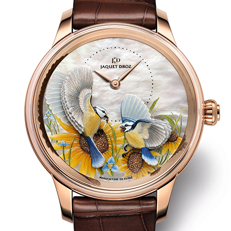 JAQUET DROZ
 Petite Heure Minute Relief Seasons Summer | ジャケ・ドロー プティ・ウール ミニット レリーフ シーズン サマー