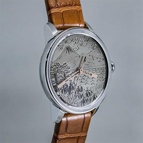 Lundis Bleus
 MÉTIERS D'ART 1110-GM “Fujisan” | ランディ・ブルー メティエ ダール 1110-GM 富士山