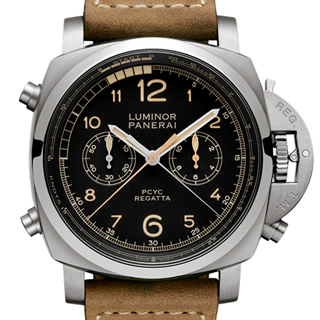 PANERAI
 LUMINOR 1950 PCYC REGATTA 3 DAYS CHRONO FLYBACK AUTOMATIC TITANIO - 47MM | パネライ ルミノール 1950 PCYC レガッタ スリーデイズ クロノ フライバック オートマティック チタニオ - 47mm