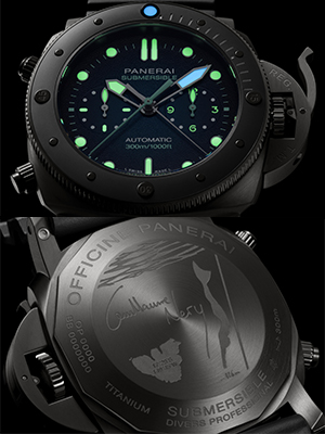 PANERAI(パネライ) SIHH 2019新作「パネライ サブマーシブル クロノ ギョーム・ネリー エディション - 47mm」 世界限定15本のスペシャルバージョン