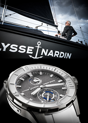 ULYSSE NARDIN(ユリス・ナルダン) 海洋保護のために立ち上がる現代のユリシーズ。単独航海唯一の装備「ユリス・ナルダン ダイバー クロノメーター グレートホワイト」