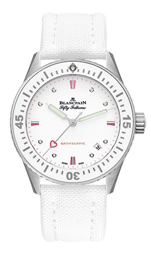 BLANCPAIN(ブランパン) 2023新作 愛の色彩に彩られた、ブランパン「フィフティ ファゾムス バチスカーフ バレンタイン2023」