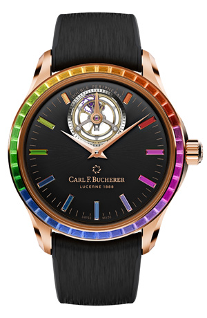 CARL F. BUCHERER(カール F. ブヘラ) 2023新作 様々な色彩が溢れる地上の楽園。カール F. ブヘラ「マネロトゥールビヨン ダブルペリフェラル パラダイス」