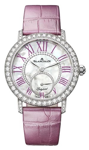 BLANCPAIN(ブランパン) 2023新作 レディバード カラーズのバリエーション豊かなスタイル。洗練されたスモールセコンドとムーンフェイズのブランパン「レディバード カラーズ」