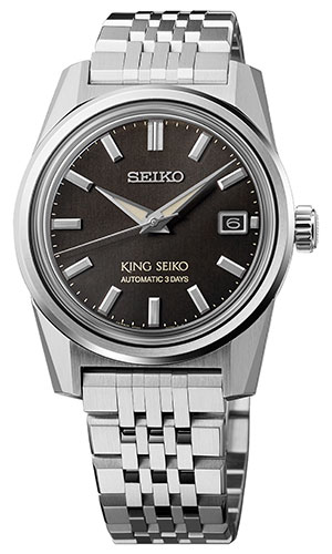 KING SEIKO(キングセイコー) 2023新作 1960～70年代のファッションに着想を得たアースカラーダイヤルに簡易着脱が可能なブレスレットを採用した、キングセイコー「KSK キャリバー6R55モデル」