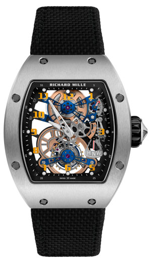 RICHARD MILLE(リシャール・ミル) 2024新作 ブランドのスピリットをクリエイティブに表現したチタン製モデル。リシャール・ミル「RM 17-02 トゥールビヨン」