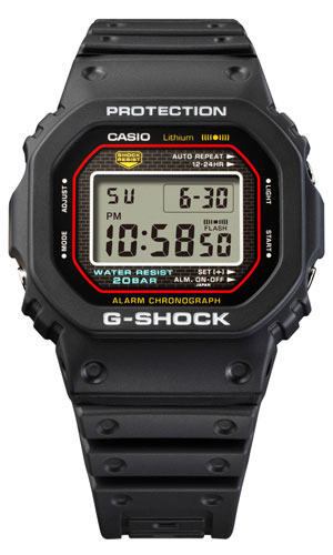 G-SHOCK(ジーショック) 2024新作 初代“G-SHOCK”復刻モデルが登場。G-SHOCK「DW-5000R」