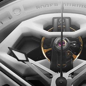 ROGER DUBUIS(ロジェ・デュブイ) 2021新作 アドレナリンがイノベーションと出会うとき。ロジェ・デュブイ「エクスカリバー スパイダー ウラカン フロスティ ホワイト」