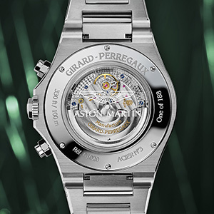 GIRARD-PERREGAUX(ジラール・ペルゴ) 2021新作 ジラール・ペルゴとアストンマーティン・ラゴンダとのコラボレーション「ロレアート クロノグラフ アストンマーティン エディション」