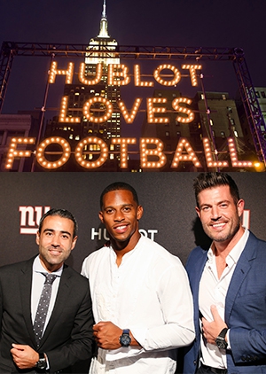 HUBLOT(ウブロ) ニューヨーク・ジャイアンツのオフィシャルタイムキーパーに就任！