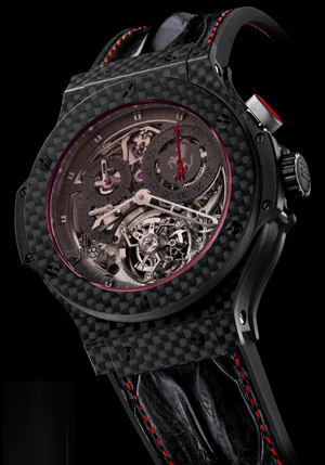 HUBLOT(ウブロ) ウブロとフェラーリのパートナーシップ提携を記念した第一弾モデル、トゥールビヨン搭載のビガー・バンを中国で発表