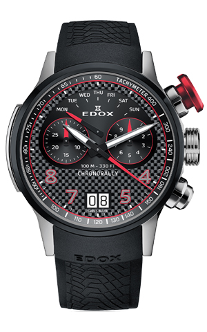 EDOX(エドックス) 2025新作 モータースポーツを支え続ける老舗スイスウォッチメーカーがその世界観を表現したレーシングウォッチ。エドックス「クロノラリー クロノグラフ 45」