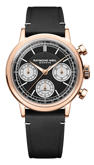 RAYMOND WEIL(レイモンド・ウェイル) 2025新作 端正なセクターダイアルのクロノグラフモデルに、ヴィンテージ感が際立つ新色が3型追加。レイモンド・ウェイル「ミレジム クロノグラフ」