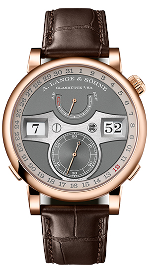 A. LANGE ＆ SÖHNE(A.ランゲ＆ゾーネ) 2025新作 温かみのある色合いが引き立てるエレガントなデジタル表示。A.ランゲ＆ゾーネ「ツァイトヴェルク・デイト」