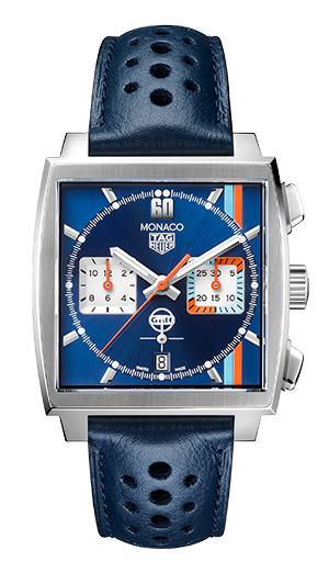 TAG Heuer(タグ・ホイヤー) 2022新作 「タグ・ホイヤー モナコ キャリバー ホイヤー02 クロノグラフ ガルフエディション」が登場！