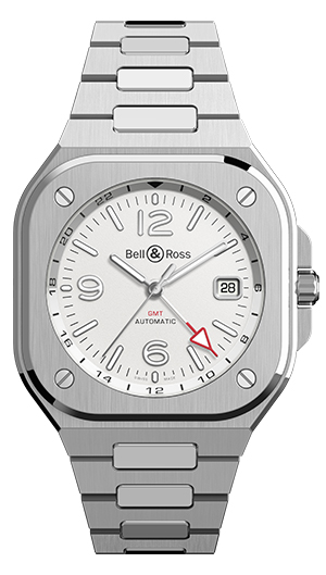 BELL & ROSS(ベル＆ロス) 2022新作 気品ある旅人に向けた時計。ベル＆ロス「BR 05 GMT ホワイト」