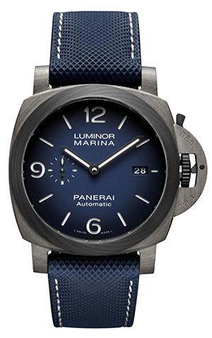 PANERAI(パネライ) 2020新作 玄武岩の繊維、バサルトファイバー由来の新しいハイテク複合素材を用いた革新的なルミノール マリーナ。パネライ「ルミノール マリーナ フィブラテック™ - 44mm」