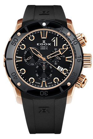 EDOX(エドックス) 2023新作 1,000m防水のチタニウムダイバーズウォッチに男心くすぐる2つのカラーリングが登場。エドックス「クロノオフショア1 クロノグラフ」