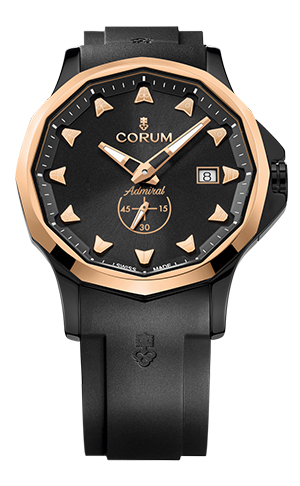 CORUM(コルム) 2024新作 ロングセラーモデルにセラミックケースと金無垢ベゼルの最新バリエーションが登場。コルム「アドミラル 42 オートマティック」