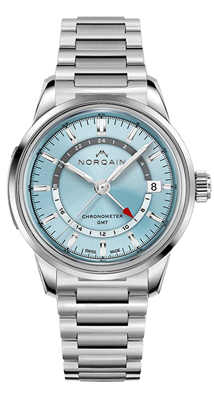 NORQAIN(ノルケイン) 2024新作 ノルケイン「フリーダム60 GMT 40mm アイスブルー」