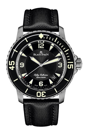 BLANCPAIN(ブランパン) ブランパン「フィフティ ファゾムス コレクション」のアイコンにチタンバージョンが登場