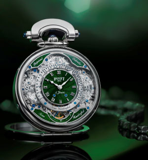 BOVET(ボヴェ) 2020新作 壮麗なグリーンのギョーシェダイヤルを主役にした、ボヴェ「ヴィルトゥオーソ VII」