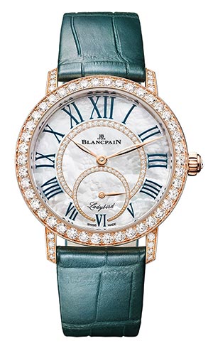 BLANCPAIN(ブランパン) 2023新作 レディバード カラーズのバリエーション豊かなスタイル。洗練されたスモールセコンドとムーンフェイズのブランパン「レディバード カラーズ」