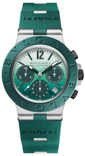 BVLGARI(ブルガリ) 2024新作 歴史あるブラックとホワイトカラーのGMT、鮮やかなエメラルドのクロノグラフ。クリエイティブを探究した新たなる3つのコンテンポラリーエレガンス。「ブルガリ アルミニウム」